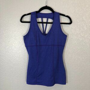 MPG Size Medium Purple Blue Bodycon Workout Top
